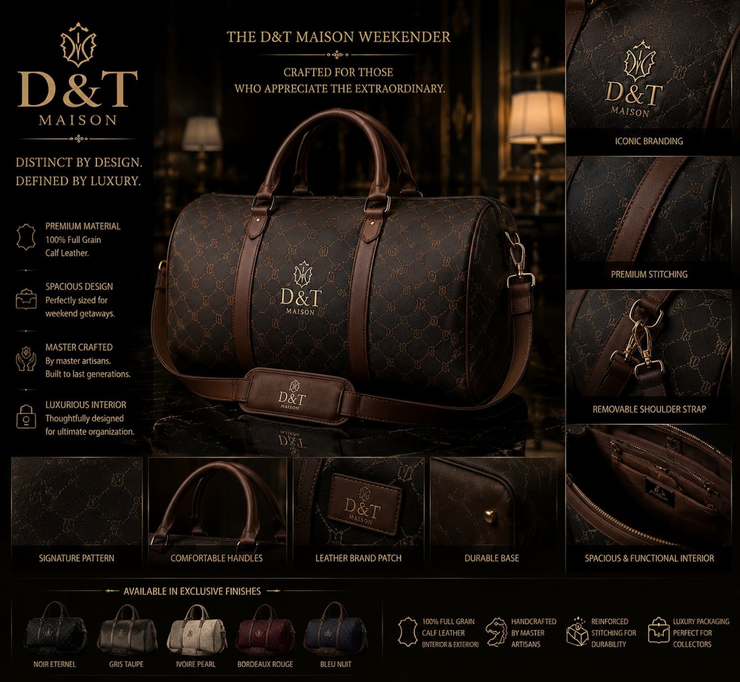 Monogram Weekender